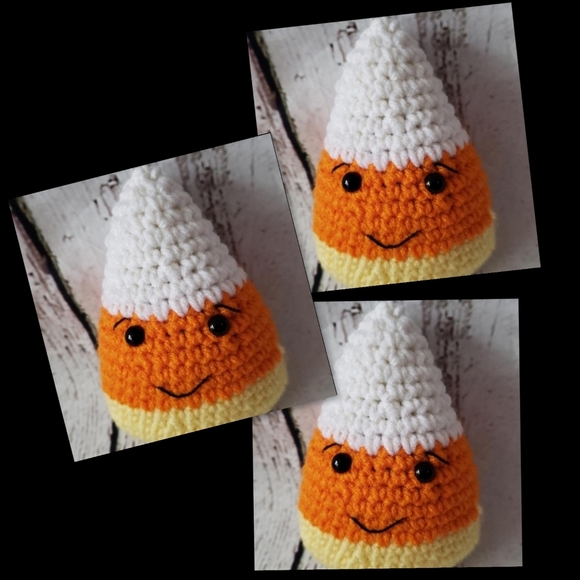 Hand Crafted Other - 3 Candy Corn Kawaii Halloween Decor